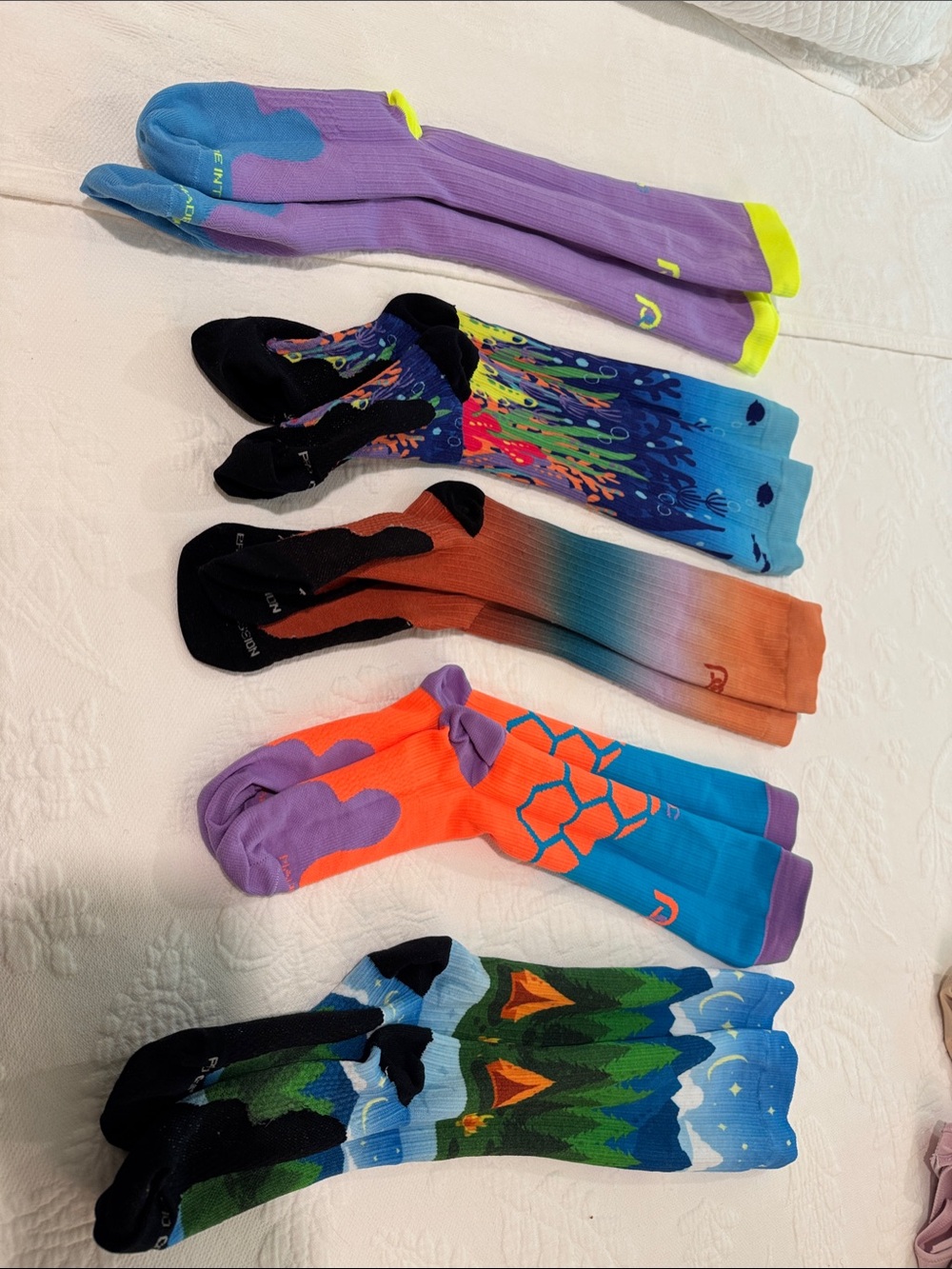 Lot of 5 PRO COMPRESSION Socks